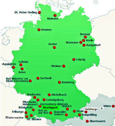 Mapa de los cursos para jóvenes